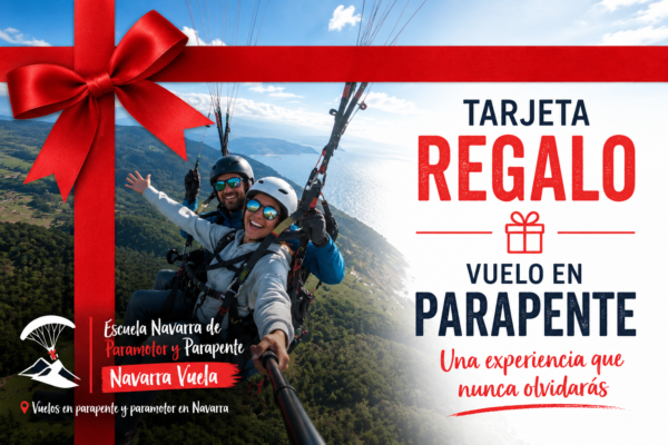 Tarjeta Regalo Parapente en Navarra